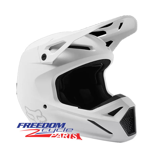 Fox Racing V1 Solid Helmet Matte White