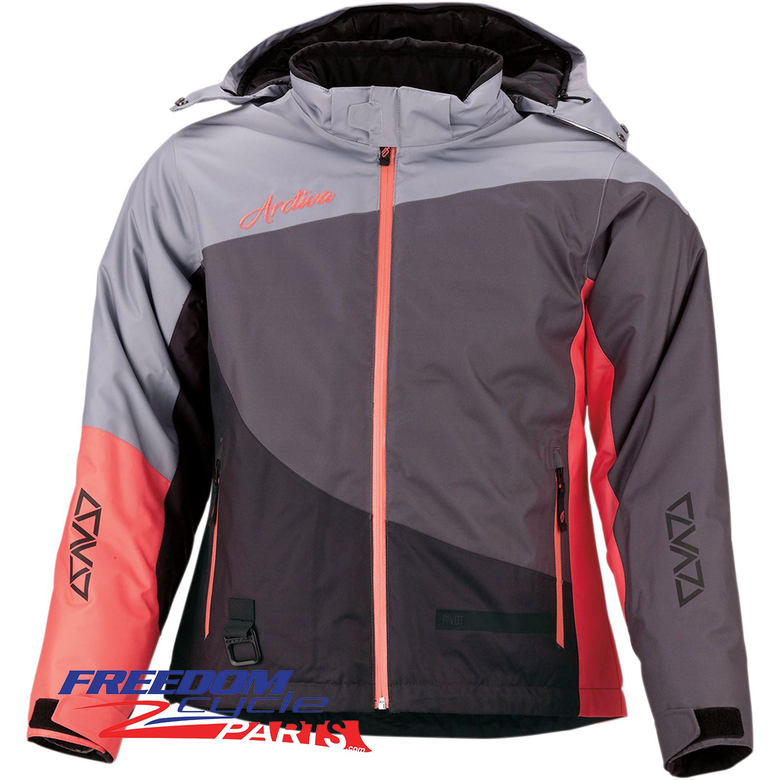 Arctiva Women s Pivot 4 Hooded Jacket Freedom Cycle