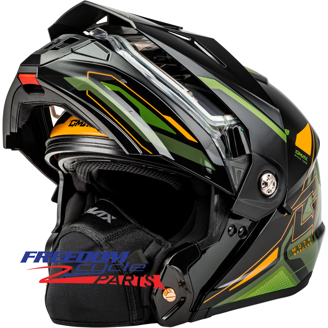 GMax MD-74S Spectre Snow Helmet with Heated Shield