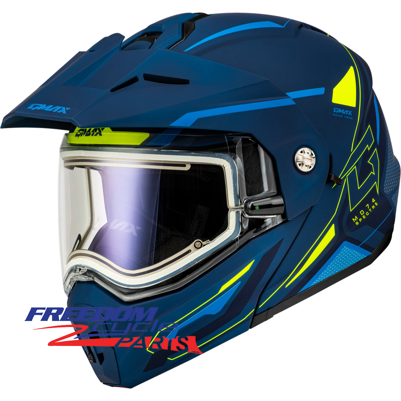 GMax MD-74S Spectre Snow Helmet with Heated Shield
