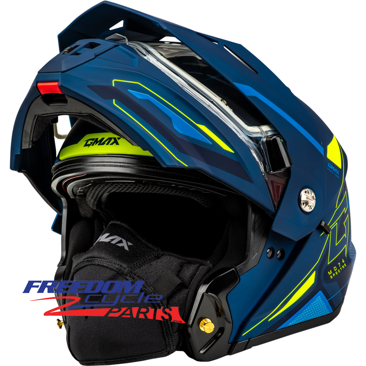 GMax MD-74S Spectre Snow Helmet with Heated Shield