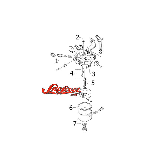 Arctic Cat 120 Carburetor Rebuild Kit: 2010-17