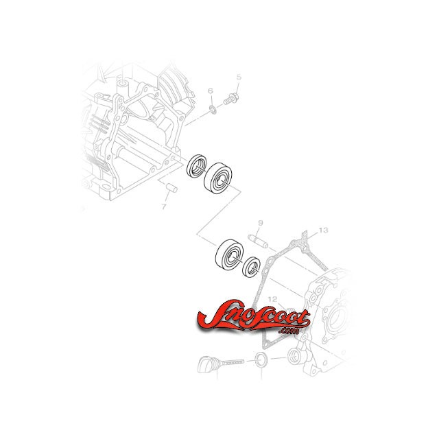 Arctic Cat 120 Crankshaft Bearings & Seals