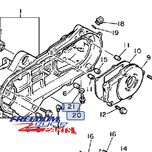 Yamaha Snoscoot 80 Transmission Fluid Drain Kit