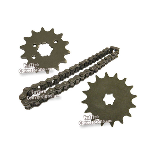 Yamaha BW350 Front Drive Chain & Sprockets Complete Kit