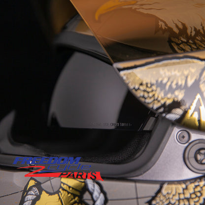 Icon Airflite Semper Fi Gold Helmet – Freedom Cycle