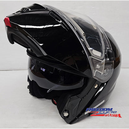 HJC Gloss Black i90 Snow Helmet - Electric Shield