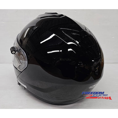 HJC Gloss Black i90 Snow Helmet - Electric Shield