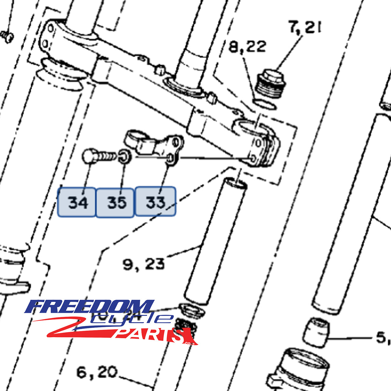 Yamaha BW350 OEM Cable Guide Bracket with Hardware