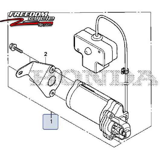 Honda HS720, HS520KI Starter Motor for Electric Start Snowblowers