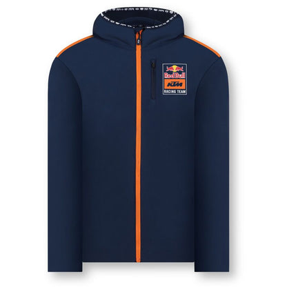 Men KTM Red Bull Soft Shell Hooded Jacket w/Zippered Front & Pockets