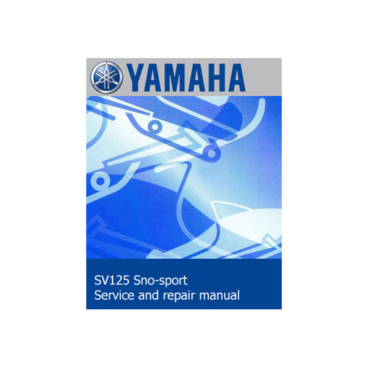 Yamaha Snosport 125 Service Manual